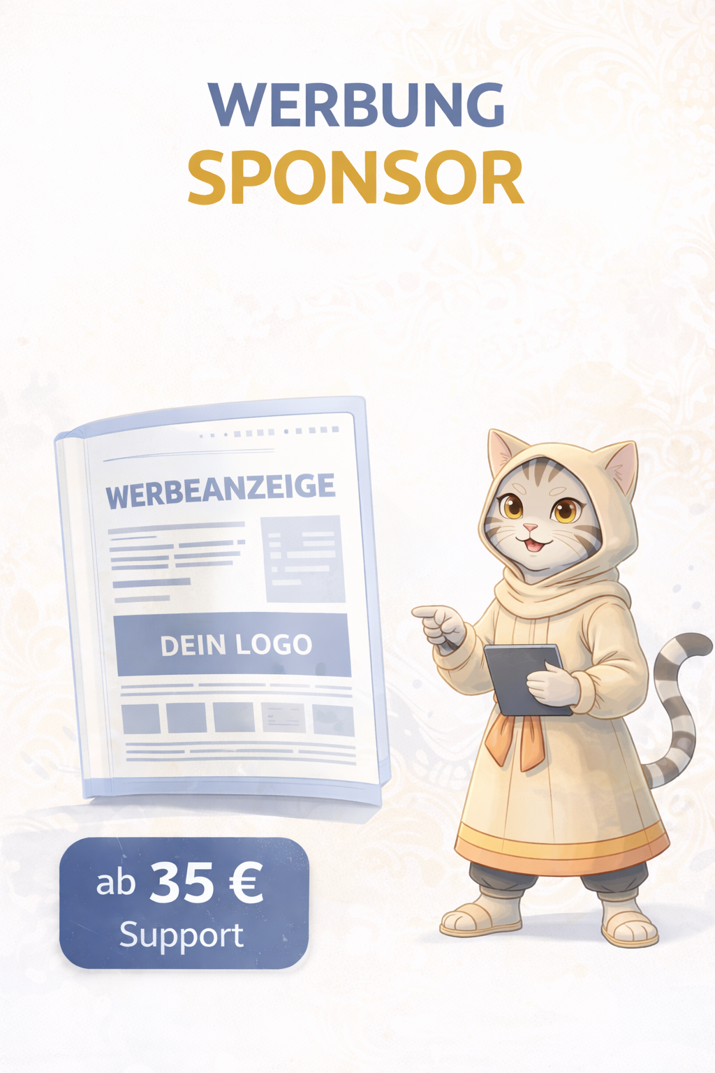 WERBUNG SPONSOR PRODUKT